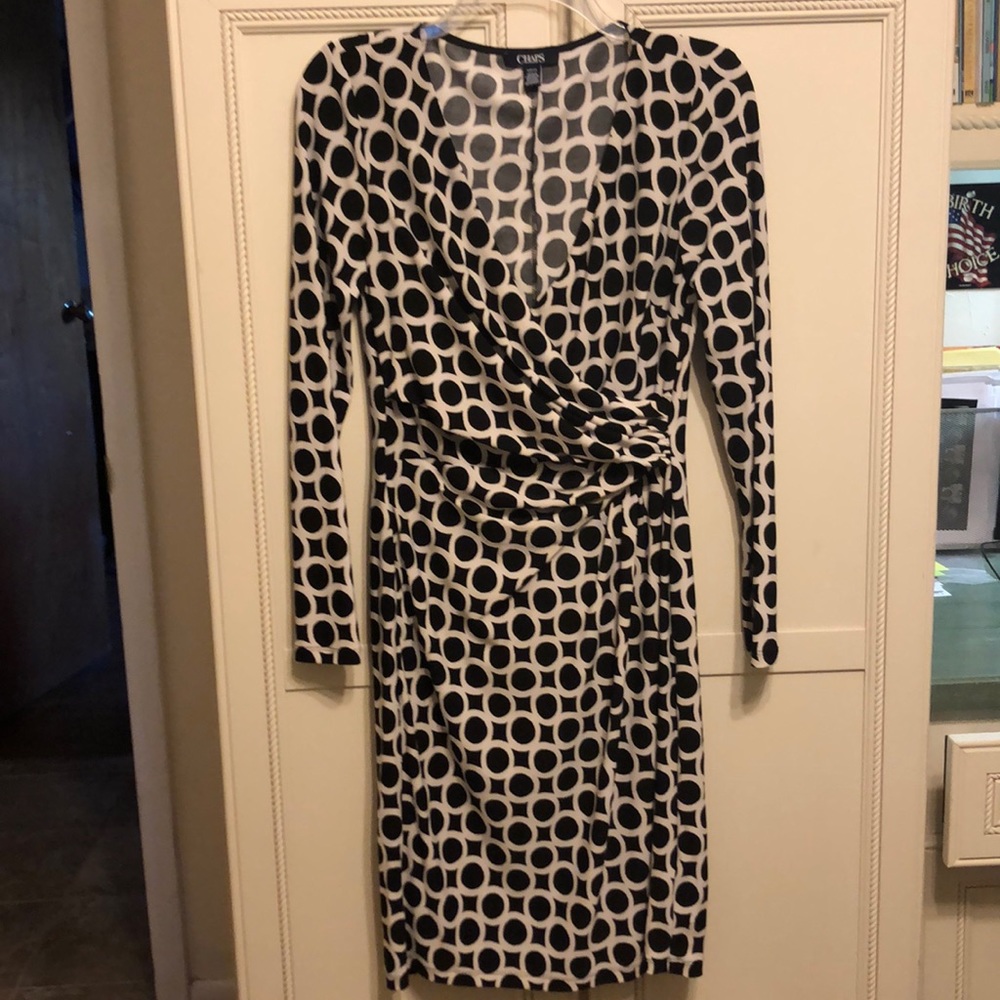 Black and white dress